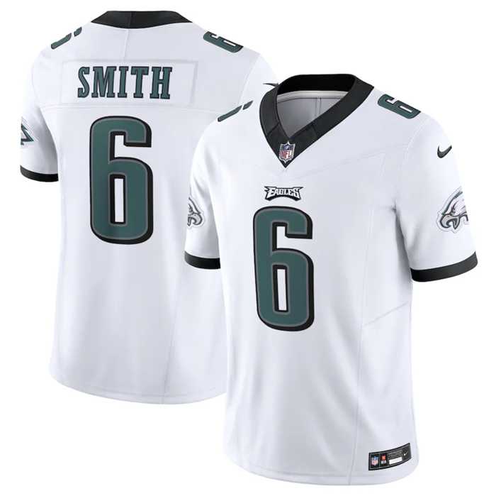 Men & Women & Youth Philadelphia Eagles #6 DeVonta Smith White 2023 F.U.S.E. Vapor Untouchable Limited Stitched Football Jersey->philadelphia eagles->NFL Jersey